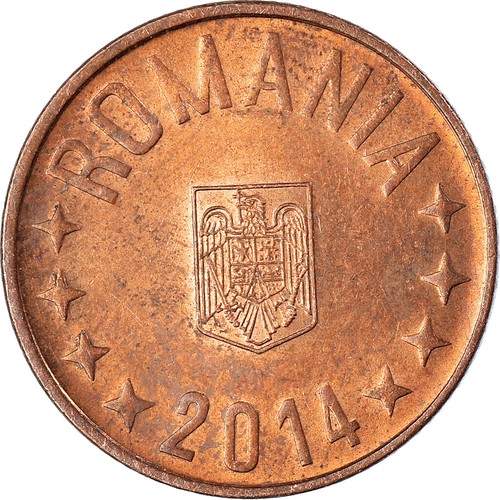 1009587 moneta romania 5 - moneta,, romania,