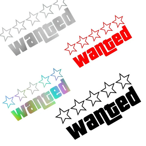 Adesivi vinile auto - , wanted