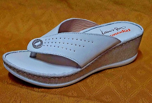 Riposella 6342 zeppa bianco - riposella,