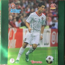 (A15) CRISTIANO RONALDO / IBRAHIMOVIC 61x47 cm POSTER CALCIO da IL GIORNALINO