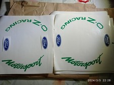 Adesivi Oz Racing Ford Motorsport Escort Fiesta Turbo  Cosworth