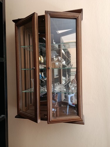 Vetrinetta legno due ante - vetrinetta, a