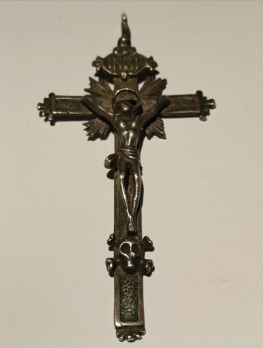 Antico crocifisso argento