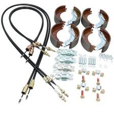 Kit completo ganasce freno e cavi per rimorchio impianto Ifor Williams GX84 e...