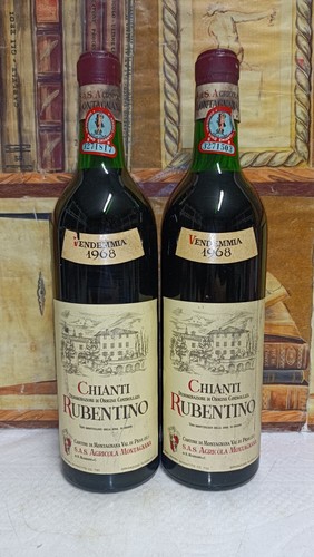 Vino 1968 chianti rubentino - 1968,