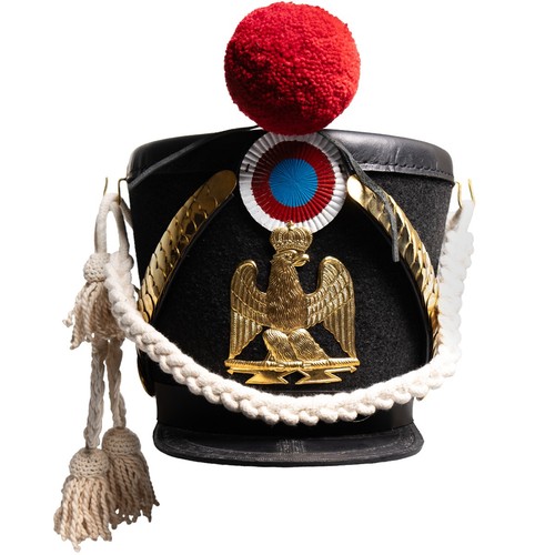 French napoleonic shako helmet - shako,