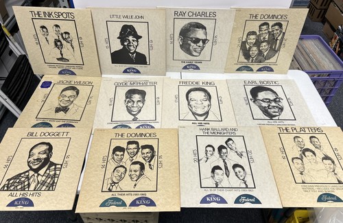 King federal vinyl - records, lot