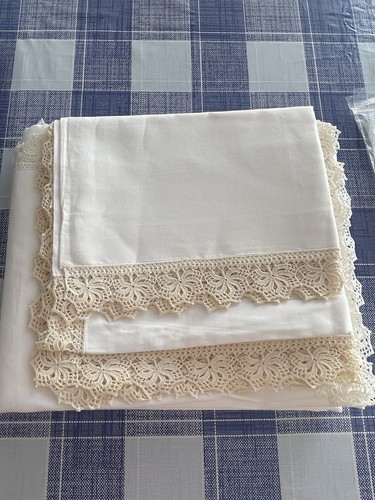 Lenzuolo matrimoniale vintage - lenzuolo,