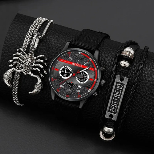 Pezzi set moda uomo semplice - 3,