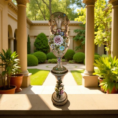 Monumentale vaso con colonna - monumentale,