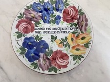 Piatto anni 30 ceramica