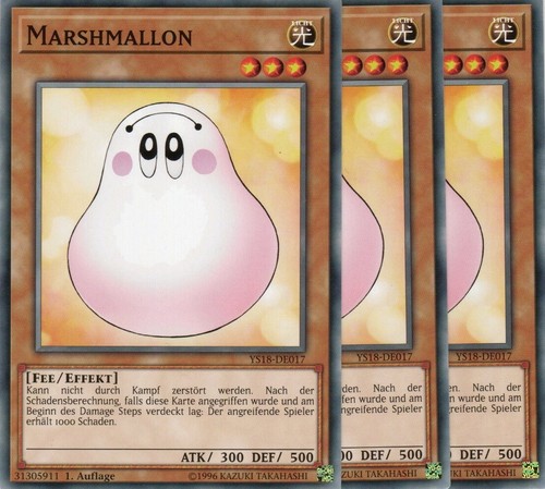 Yugioh marshmallon - 3x,