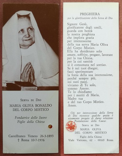 Santino holy card - santino, reliquia