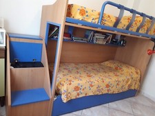 cameretta a ponte 2 letti modello moretti usata poco ottima per ragazzi e adulti