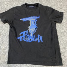 Trussardi T-shirt M Black Logo