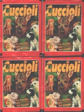 Cuccioli - Lotto 4 bustine di figurine ed. Masters
