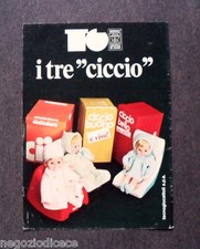 [GCG]  N827- Advertising Pubblicità -1974- SEBINO TOYS , I TRE CICCIO