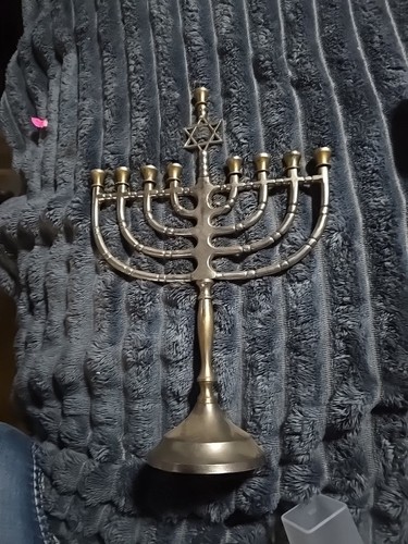 Candelabro vintage ottone