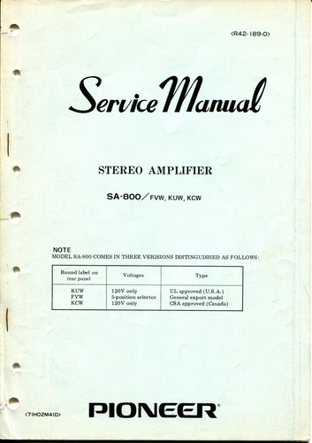 Amplificatore stereo vintage