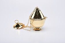 TURIBOLO DORATO H15,5 X DIAM.11,5. BASE DIAM.6