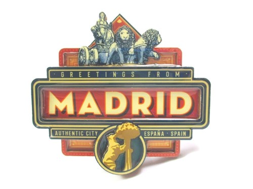Madrid magnete legno - , souvenir