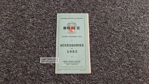 Volantino accessori buick 1953 - accessori,