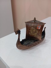 Veliero Dei Vichinghi In Ottone Da Collezione