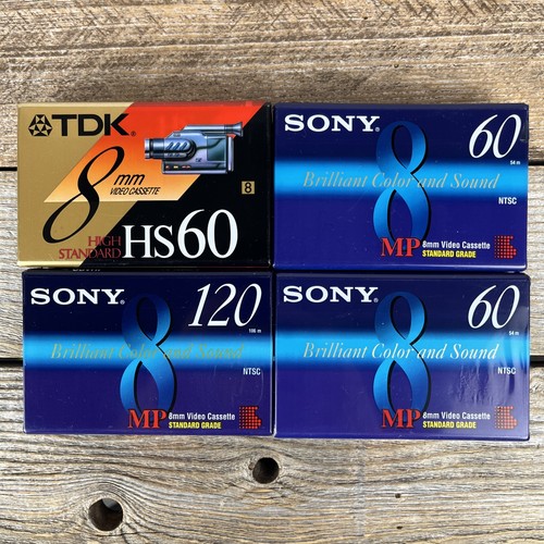 Lotto videocassette 8mm sony - 4,