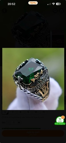 Anello uomo - uomo, di