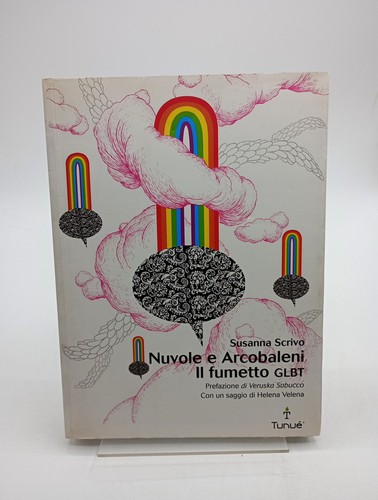 Nuvole arcobaleni fumetto - e,