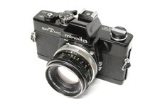 Minolta SRT MC con obiettivo MC 1,7 / 55mm reflex analogica SRT MC nero