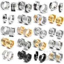 Orecchini uomo acciaio inox