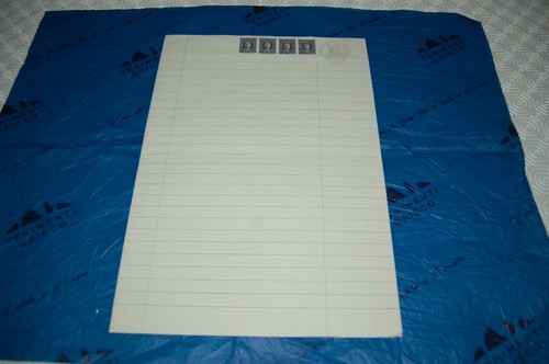 Foglio carta bollata anno - carta,
