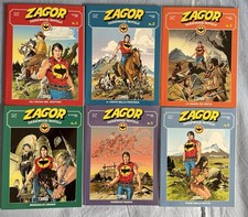 ZAGOR DARKWOOD NOVELS MINISERIE BONELLI COMPLETA DAL 1 AL 6 OTTIME CONDIZIONI