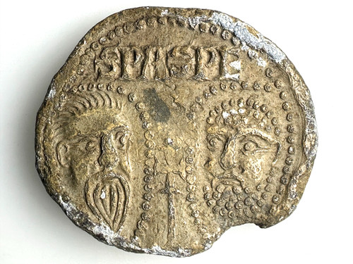 Sigillo medievale piombo - medievale, in