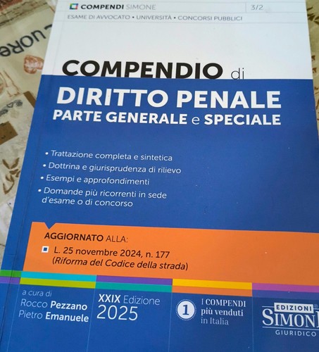 Compendio diritto penale - diritto,