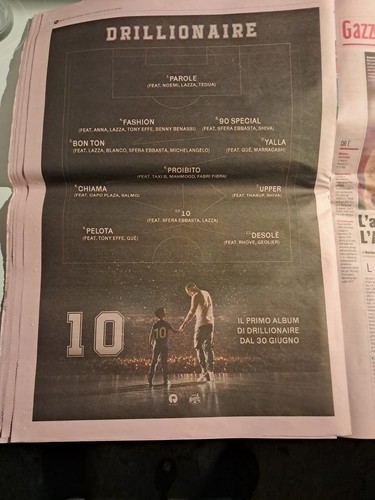 Giornale con pagina