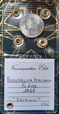 ($)    5 Lire 1967 (Delfino) -