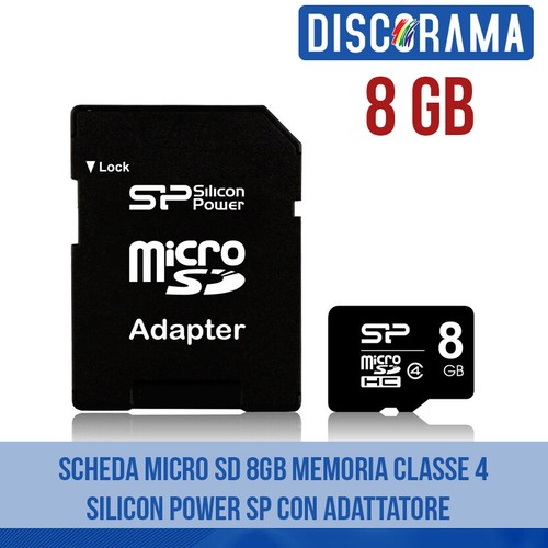 Scheda micro 8gb memoria - micro,