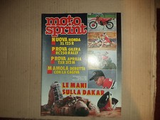 MOTOSPRINT 5/1988 GILERA RC 250 RALLY/APRILIA TXR 312 M/PARIGI PARIS DAKAR