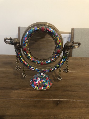 Vintage brass tilt oval - vintage,