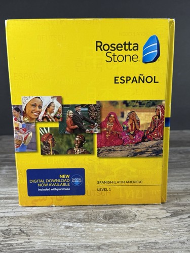 Rosetta stone set - stone, spagnolo