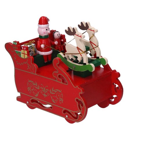 Carillon slitta babbo - slitta, natale
