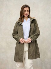 Blauer impermeabile donna