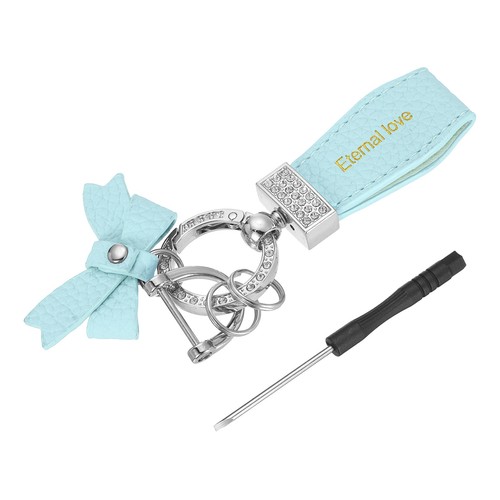 Portachiavi pelle con - pelle,