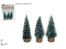 PRESEPE ALBERI INNEVATI 3 PZ