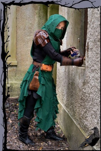Soprabito larp medievale ombra - larp,