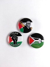 SET 3 spille Free Palestine 25mm
