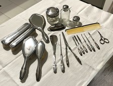 Set da toilette in argento 800