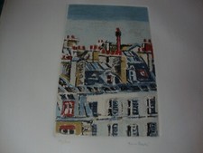 ORFEO TAMBURI ACQUAFORTE ACQUATINTA CON TIMBRO A SECCO ORIGINALE 70X50